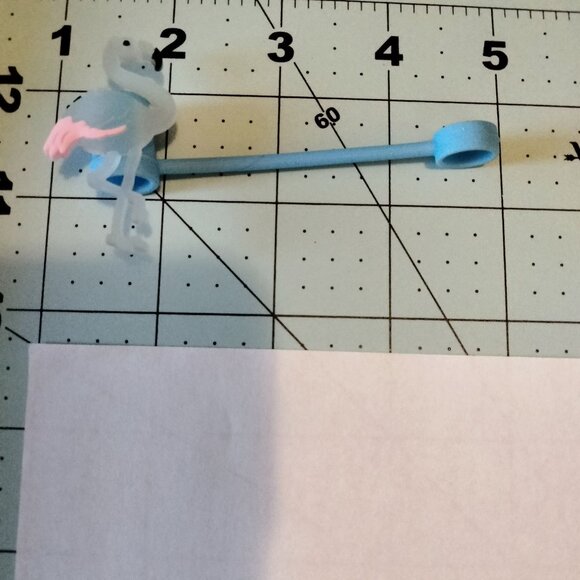 Straw Caps Flamingo Silicone Charms Lot 3 - Picture 10 of 11